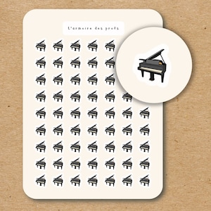 DIGITAL PRINTABLE Piano Keyboard Stickers for Beginners, Piano Educational  Stickers, Piano Stickers, Klaviertastatur-aufkleber 