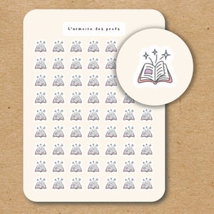 BOOK Planner Stickers, Currently Reading Stickers, Book Journal Decor, Reading Accessories, Bookish Gift