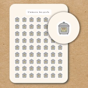 SLOW COOKER Planner Stickers, Restaurant Eten Diner Stickers, Familie Diner Datum Stickers, Maaltijd Prep Planner Stickers