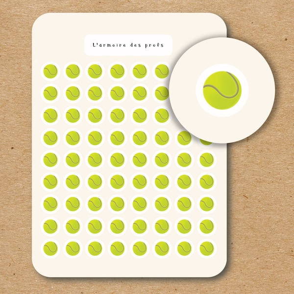 TENNIS Icon Stickers / Sport Planner Stickers / Hobbies Stickers