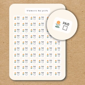 INVERSIONES Pegatinas del planificador de presupuestos, Planificador minimalista, Pegatinas de seguimiento de finanzas de gastos, Diario financiero, Pegatinas de facturas vencidas