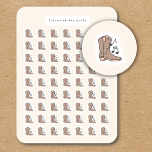 COUNTRY COWBOY Stickers for Planner, Journal, Notebook, Western Planner Stickers, Cowboy Decorative Stickers, Texas Ranch Horse Stickers