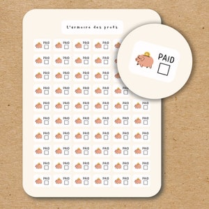 BILLS Pegatinas del planificador de presupuestos, Planificador minimalista, Pegatinas de seguimiento de finanzas de gastos, Diario financiero, Pegatinas de facturas vencidas