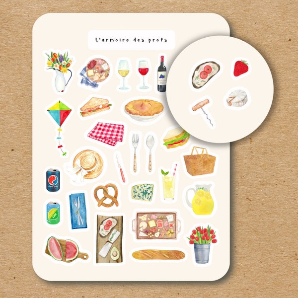 PICNIC Stickers / Summer Planner Stickers