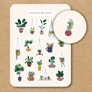 PLANT Stickers / Plant Sticker Sheet