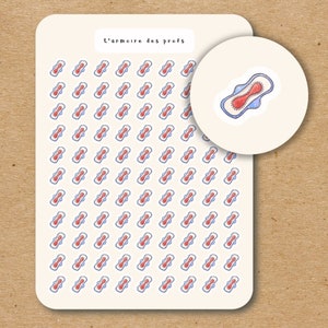PERIOD Tracker Stickers / Menstruele Cyclus Planner Stickers