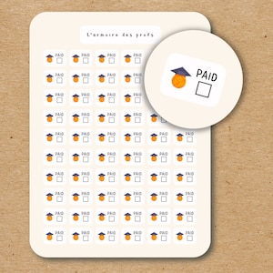 PRÉSTAMO ESTUDIANTIL Pegatinas del planificador de presupuestos, Planificador minimalista, Pegatinas de seguimiento de finanzas de gastos, Diario financiero, Pegatinas de facturas vencidas