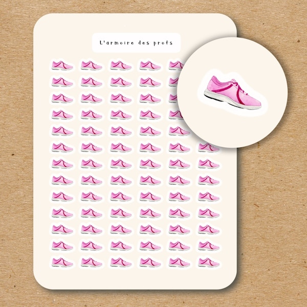 RUNNING SHOES Icon Stickers /  Sport Planner Stickers