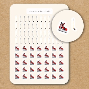 HOCKEY Sport Stickers / Hockey Sticker Sheet / Sport Planner Stickers