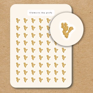 GINGER Icon Stickers / Fruit and Veggie Planner Stickers
