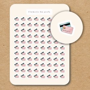 CREDIT CARD Icon Planner Stickers / Finance Icon Stickers