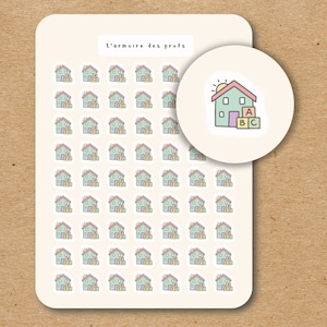 DAYCARE-Icon-Aufkleber für Planer, Alltagsaufkleber, Schulaufkleber, Baby-Kleinkind-Vorschulaufkleber