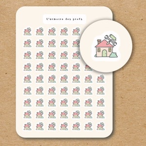 HAUS RENOVIERUNG Planer Sticker / Home Icon Sticker / Savings Bill Due Sticker