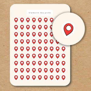 RENTAL Icon Sticker / Karte Sticker