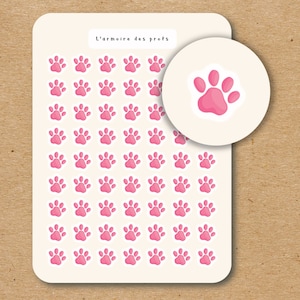 PAW Icon Stickers / Paw Print Stickers / Pet Paws Planner Stickers / Vet Appointment Stickers