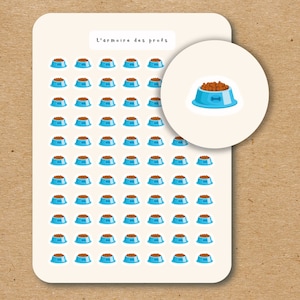 DOG FOOD Icon Stickers for Planner / Dog Planner Stickers / Dog Stickers