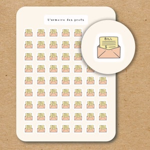 PAY BILLS Icon Sticker / Bill Due Planner Sticker / Finance Tracker / Budget Planner