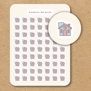 HUISVERZEKERING Planner Stickers / Huisbetaling Pictogram Stickers / Huisrekening verschuldigde Stickers