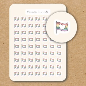 PRIDE MONTH Stickers for Planner Journal Scrapbooking, LGBTQ Pride Stickers, Party Celebration Holidays Planner Stickers