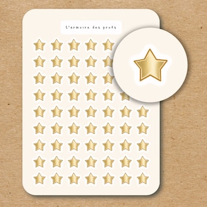 STAR ステッカー シート / スター評価ステッカー / リワード プランナー & ジャーナル ステッカー シート