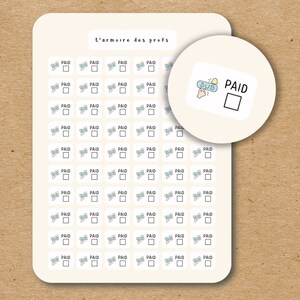 SUSCRIPCIÓN Pegatinas del planificador de presupuestos, Planificador minimalista, Pegatinas de seguimiento de finanzas de gastos, Diario financiero, Pegatinas de facturas vencidas