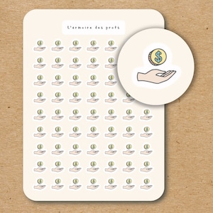 GELD-Aufkleber für Planer / Bill Due Planner Sticker / Payday Finance Tracker / Pay Bills Reminder