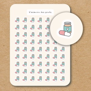 MEDS Planner Stickers, Medical Stickers, Hospital Stickers, Healthcare Stickers, Health Organizer, Appointment Reminder