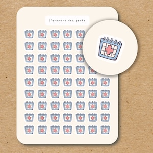 DOCTOR Appointment Icon Stickers / Calendar Reminder Planner Stickers