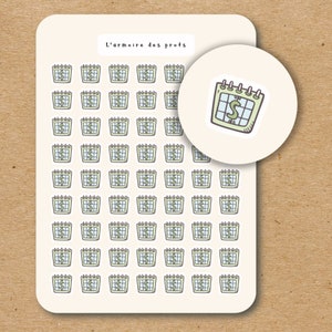 KALENDER Icon Stickers / Pay Day Bill Due Planner Sticker