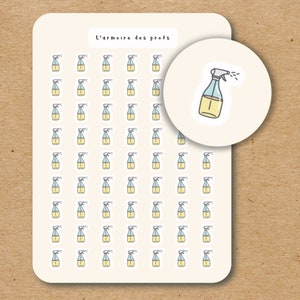 CLEANING Household Chores Planner Stickers, Cleaning Sticker Set, Chores Trackers Stickers, Laundry Mop Dishes Trash Recycle Stickers