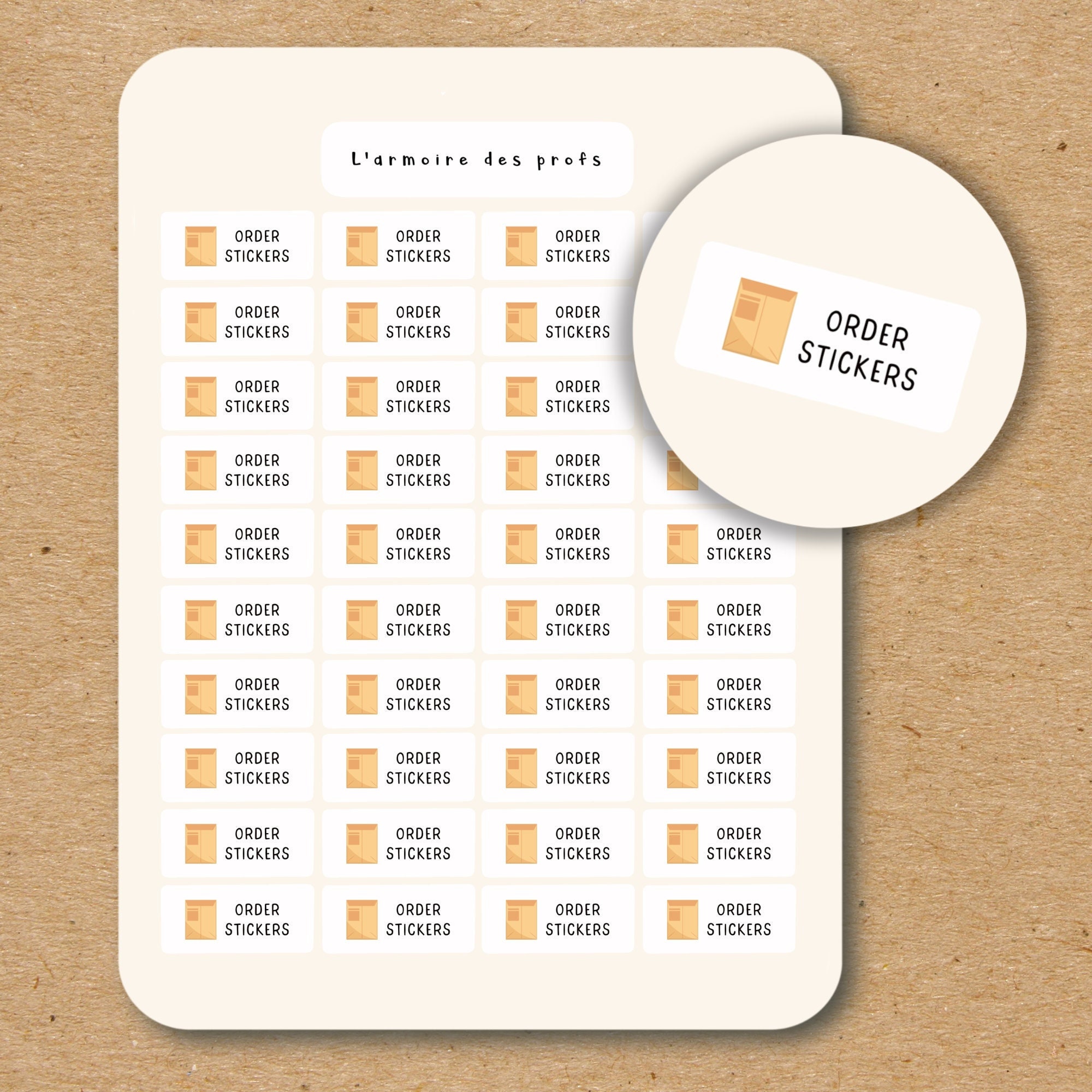 ORDER Stickers Sticker for Planner / Delivery Stickers / Online Order ...
