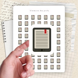 Pegatinas para planificador de lectura, pegatinas para seguimiento de libros, pegatinas para Kindle, planificador de registro de lectura, pegatinas para amantes de los libros