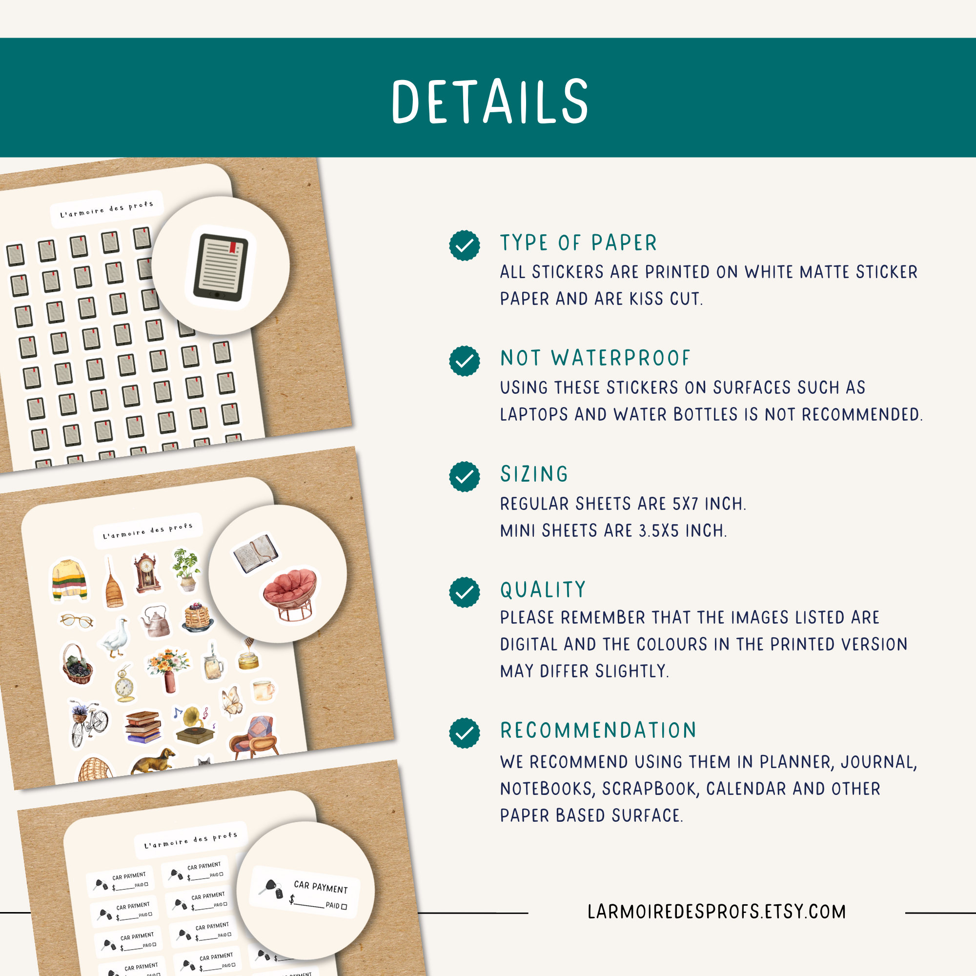 Peru Heart Flag Stickers - 50 Pack Decorative Scrapbooking Stickers For Crafts, Journals & DIY Projects