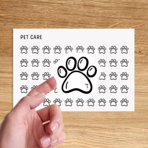 VET APPT Mini Icon Stickers voor Planner / Dierenarts Afspraak Icon Stickers / Paw Minimal Planner Stickers / Afspraak Icon Stickers