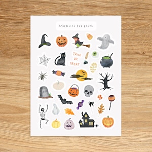 HALLOWEEN Stickers / Spooky Season Stickers / Autumn Planner Stickers