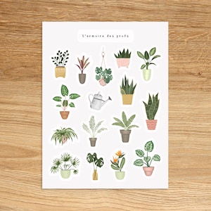 PLANT Stickers / Plant Sticker Sheet