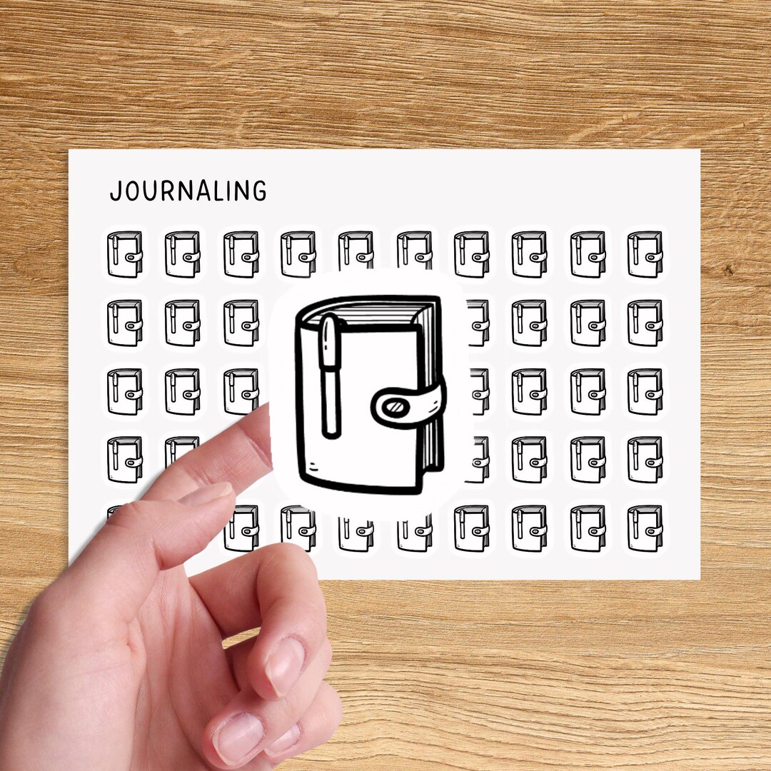 JOURNALING Mini Icon Stickers / Notebook Minimal Functional Planner ...