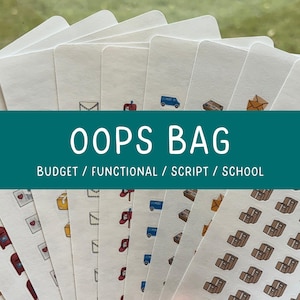 Grab Bag / Mystery Bag-stickers / B-klasse stickers / Oeps Bag-stickerpakket