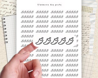 Reading Rating Stickers, Book Rating Tracker Stickers, Reading Journal Stickers, Book Review Planner Stickers, Bullet Journal Stickers