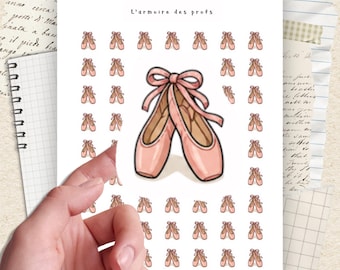 Sports Ballet Planner Stickers, Dance Class Icons, Ballet Shoes Sticker Sheet, Dance Practice Planner, Cute Aesthetic Stickers