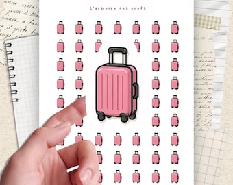Travel Planner Stickers, Vacation Planner Icons, Suitcase Stickers, Trip Planning Stickers
