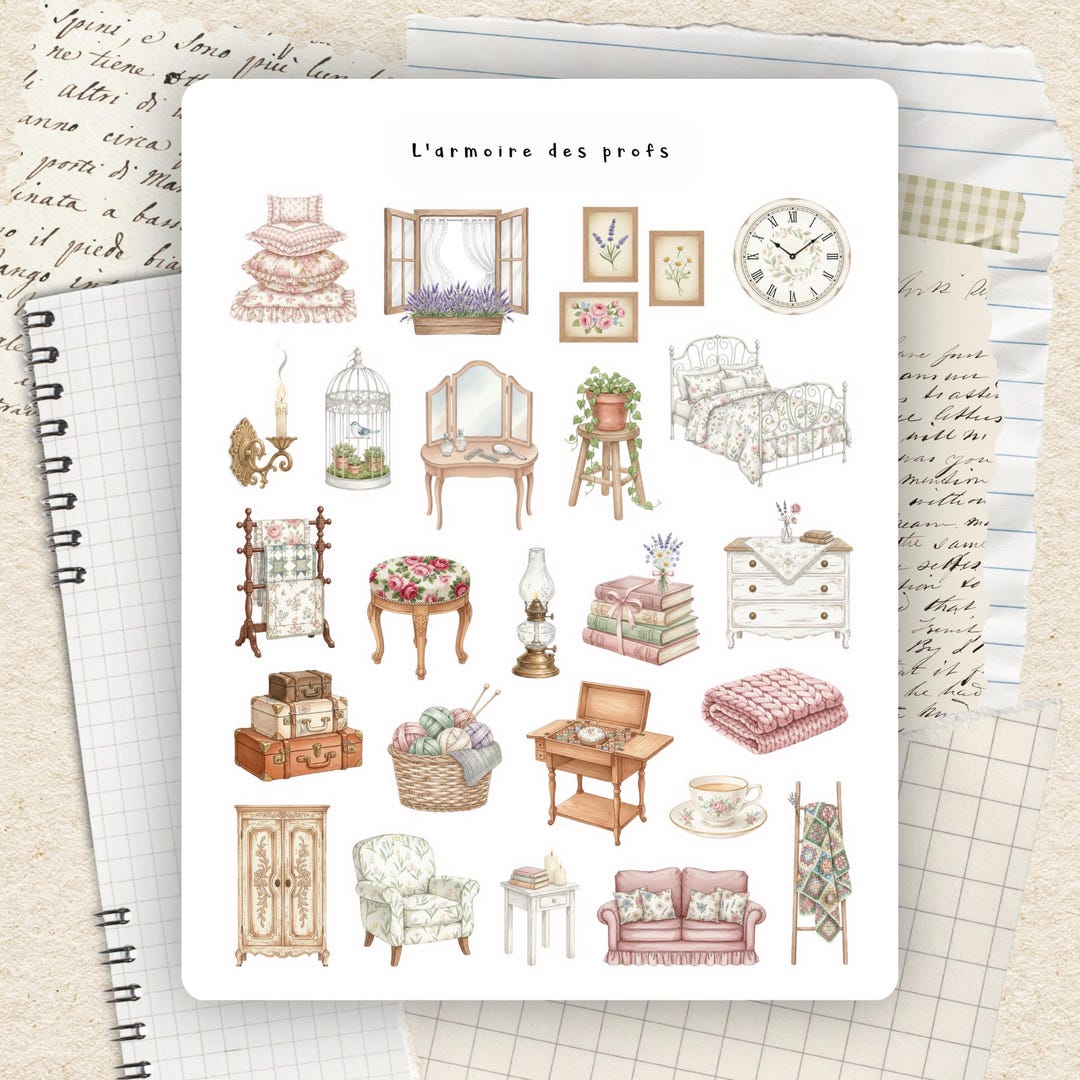 Cozy Home Planner Stickers, Hygge Self Care Routine, Slow Living ...