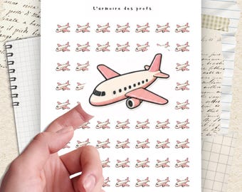 Pegatinas para planificar viajes, pegatinas de aviones, pegatinas para planificar vacaciones, planificación de viajes, pegatinas para rastrear vuelos, iconos de viaje