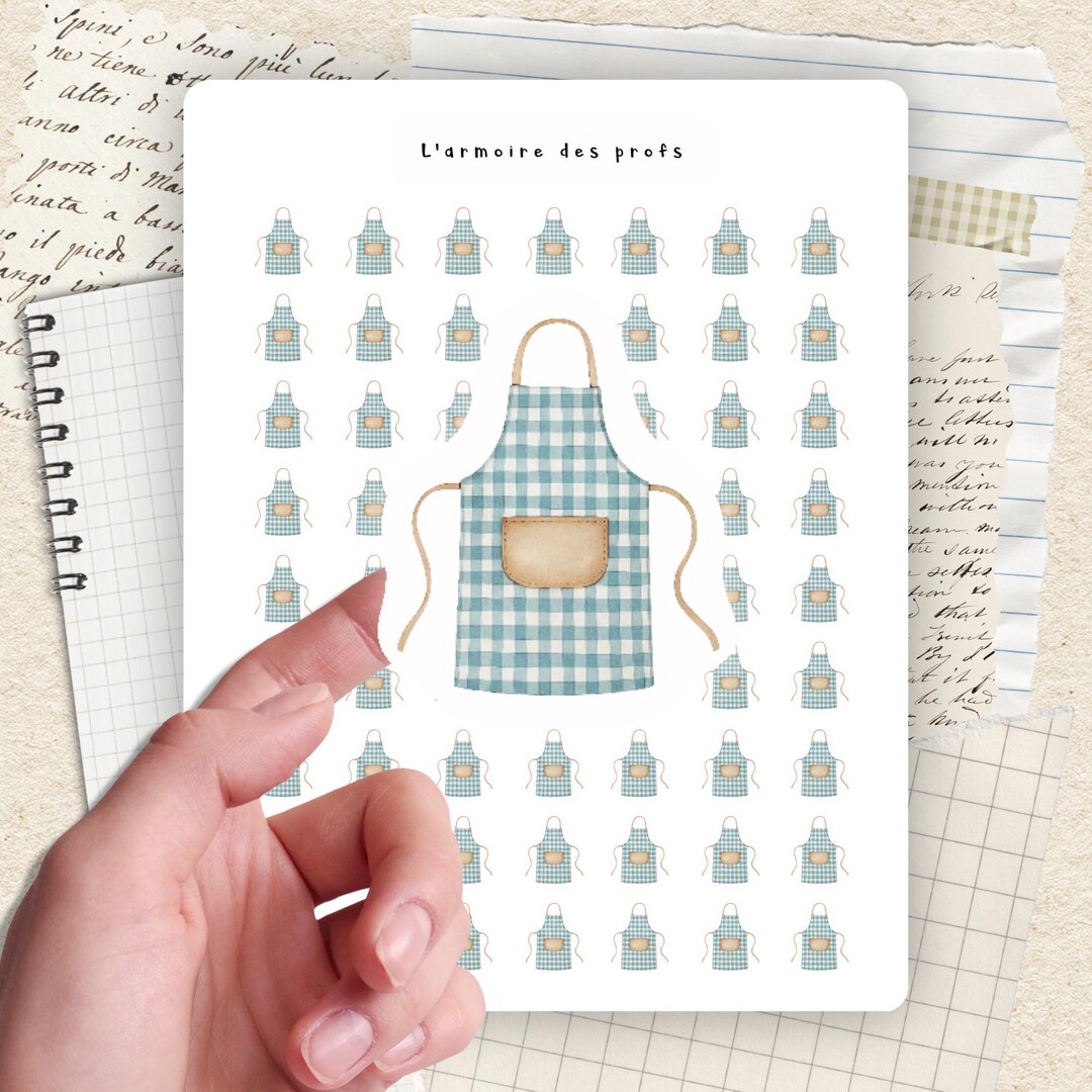 Kitchen Apron Sticker Cooking Planner Stickers, Apron Stickers, Kitchen Stickers, Baking ...