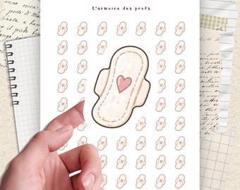 Period Tracker Stickers, Menstrual Cycle Stickers, Feminine Care Stickers, Health Tracker Stickers, Self Care Planner Stickers