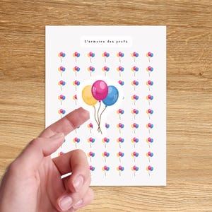 BIRTHDAY Reminder Stickers, Happy Birthday Celebration Stickers, Birthday Cake Hat Balloon Party Set