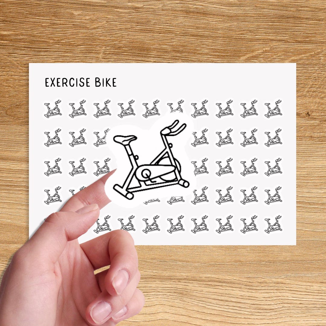 SPINNING Mini Icon Stickers for Planner / Workout Icon Stickers ...