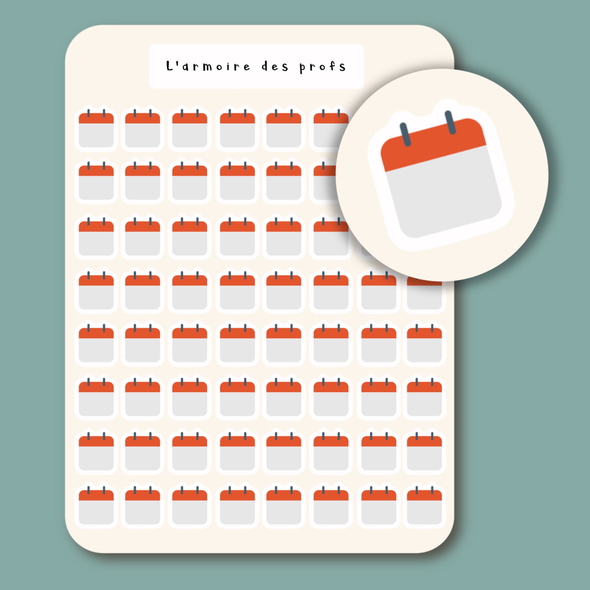 KALENDER Icon Aufkleber / Kalender Sticker  Etsy