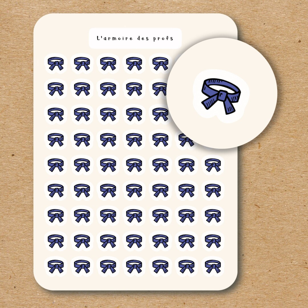 KARATE Icon Stickers / Martial Arts Sticker Sheet / Karate - Etsy