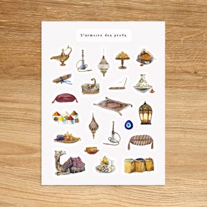 MOROCCO Stickers for Planners Journals and Notebooks, Travel Vacation Holiday Planner Stickers, Cozy Adventure Explore Around the World